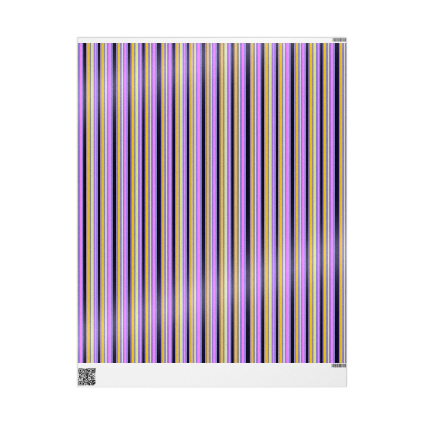 Midnight Pop Stripes Gift Wrap