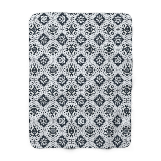 Lisbon Noir Fleece Blanket