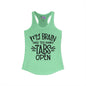 My Brain Has Too Many Tabs Open Women's Ideal Racerback Tank