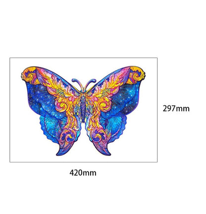 Beautiful Butterfly Wooden Puzzle