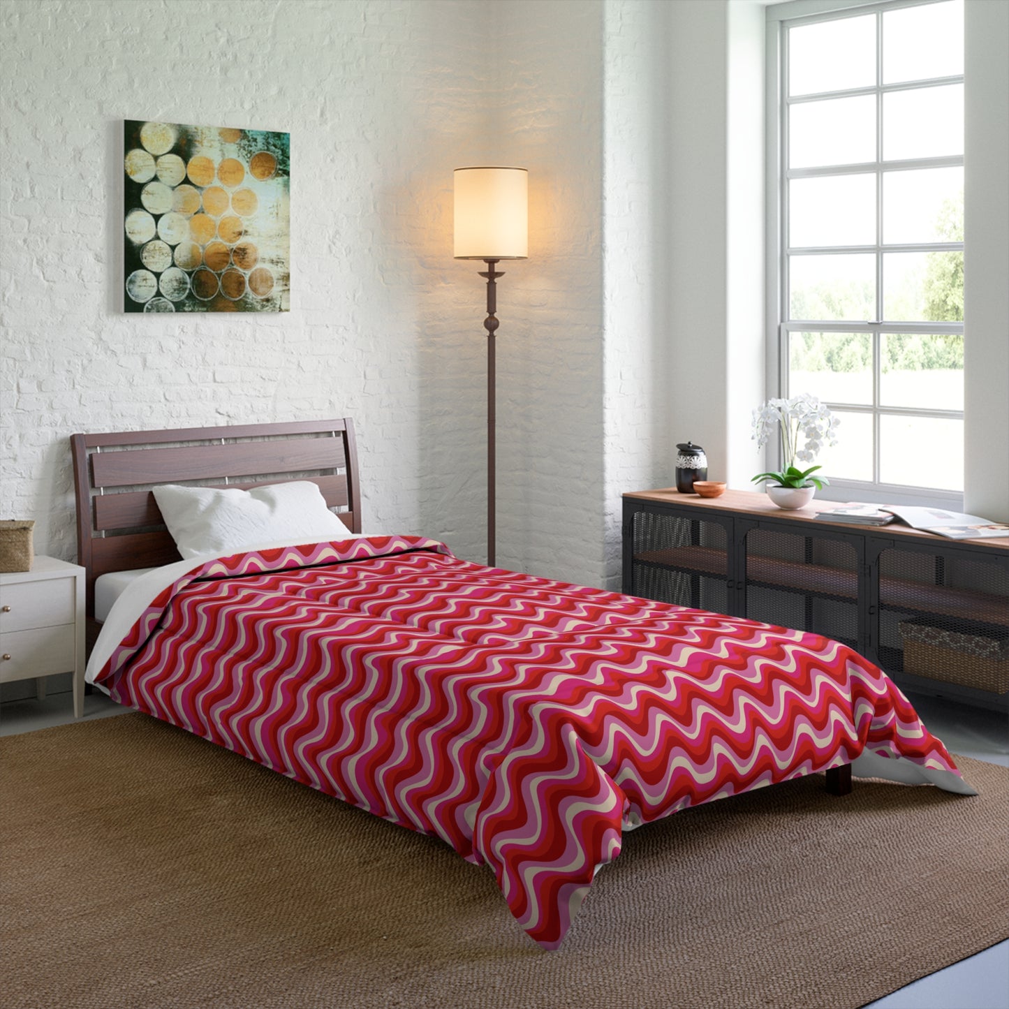 Blush Frequency Comforter