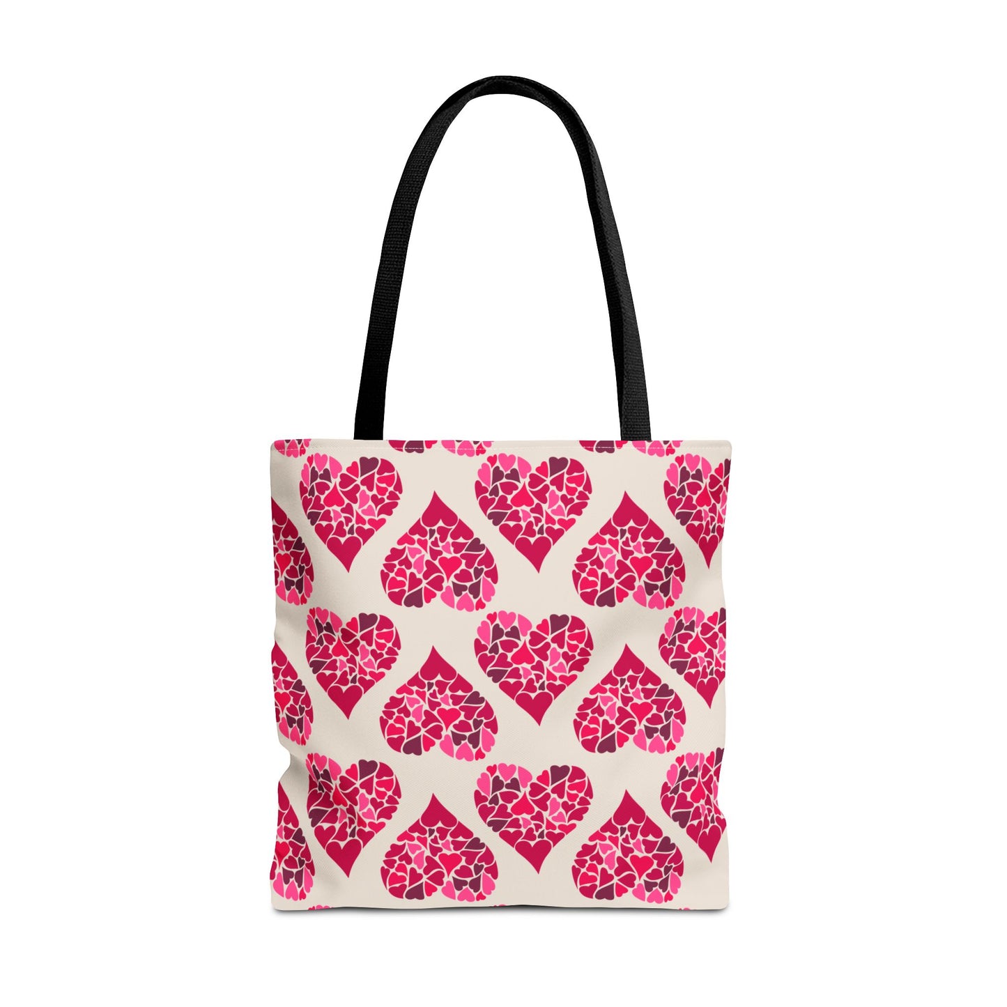Simple Hearts Canvas Tote Bag