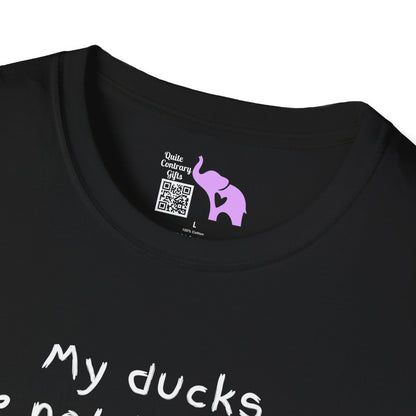 My Ducks Are Not In a Row Adult T-shirt