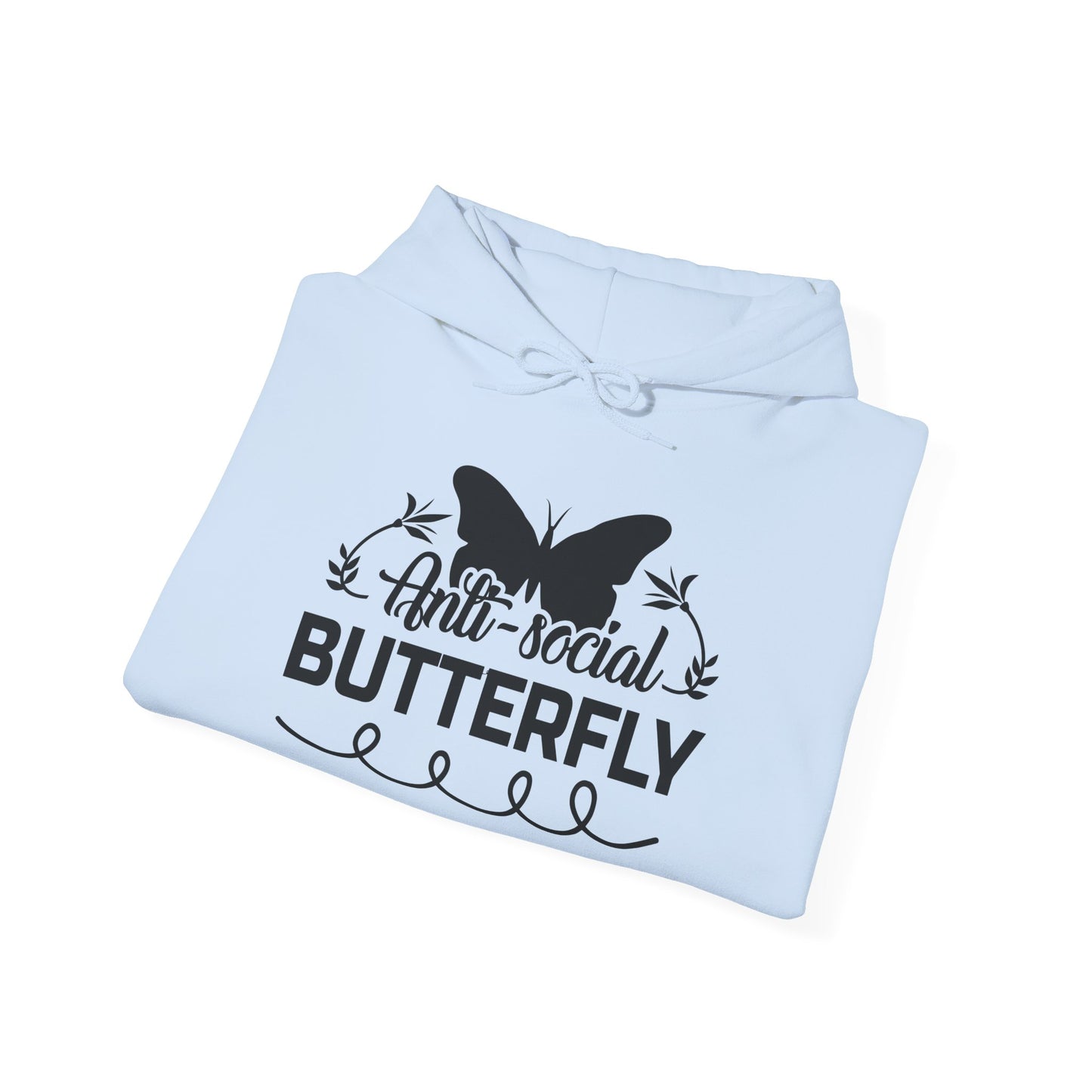 AntiSocial Butterfly Heavy Blend™ Hooded Sweatshirt