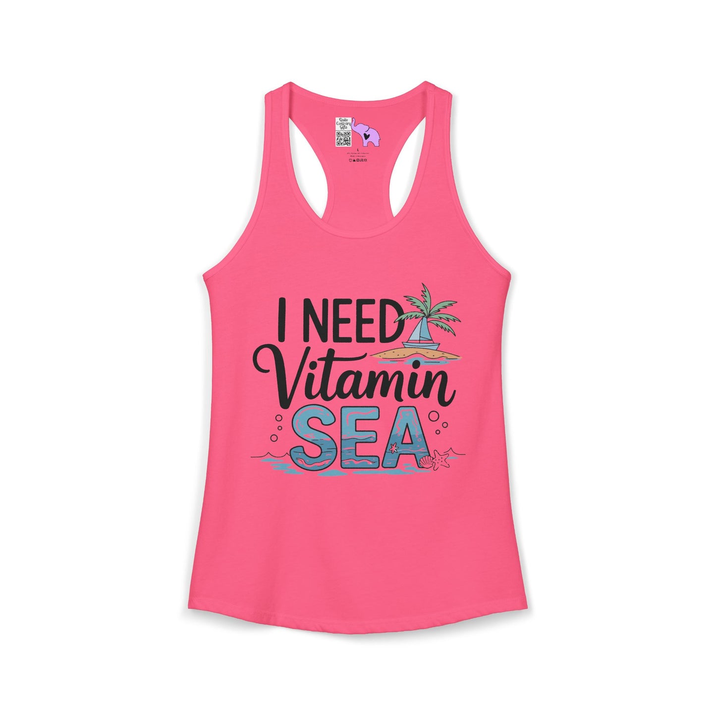 I Need Vitamin Sea (2) Women's Ideal Racerback Tank