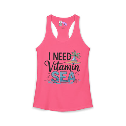 I Need Vitamin Sea (2) Women's Ideal Racerback Tank