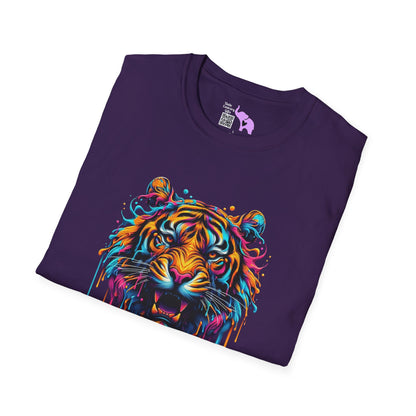 Colorful Tiger Adult T-shirt