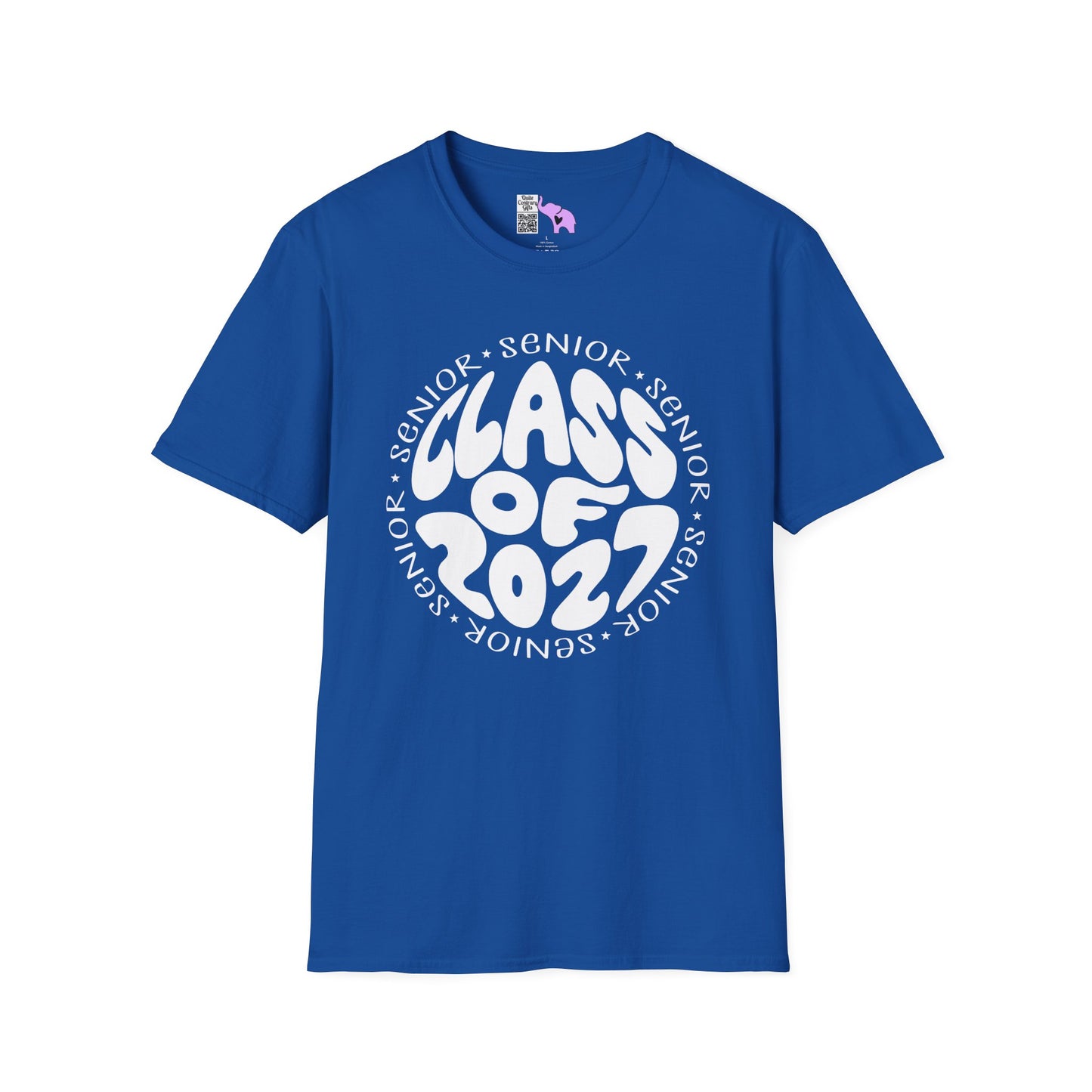 Round Senior Class of 2027 Adult T-shirt