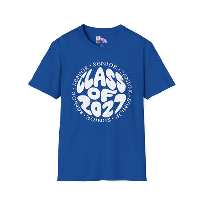 Round Senior Class of 2027 Adult T-shirt