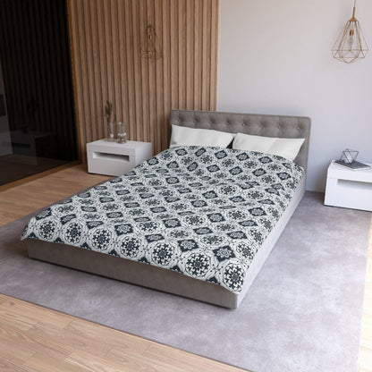 Lisbon Noir Microfiber Duvet Cover