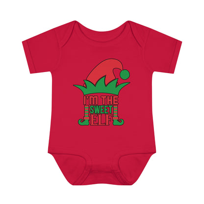 I'm The Sweet Elf Infant Baby Rib Bodysuit