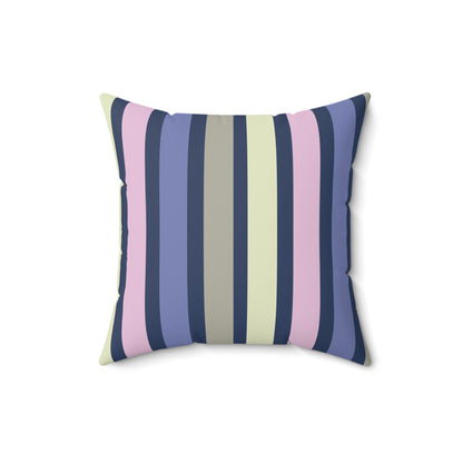 Earthy Stripes Throw Pillow
