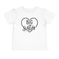 Big Sister (Heart) Toddler Tee