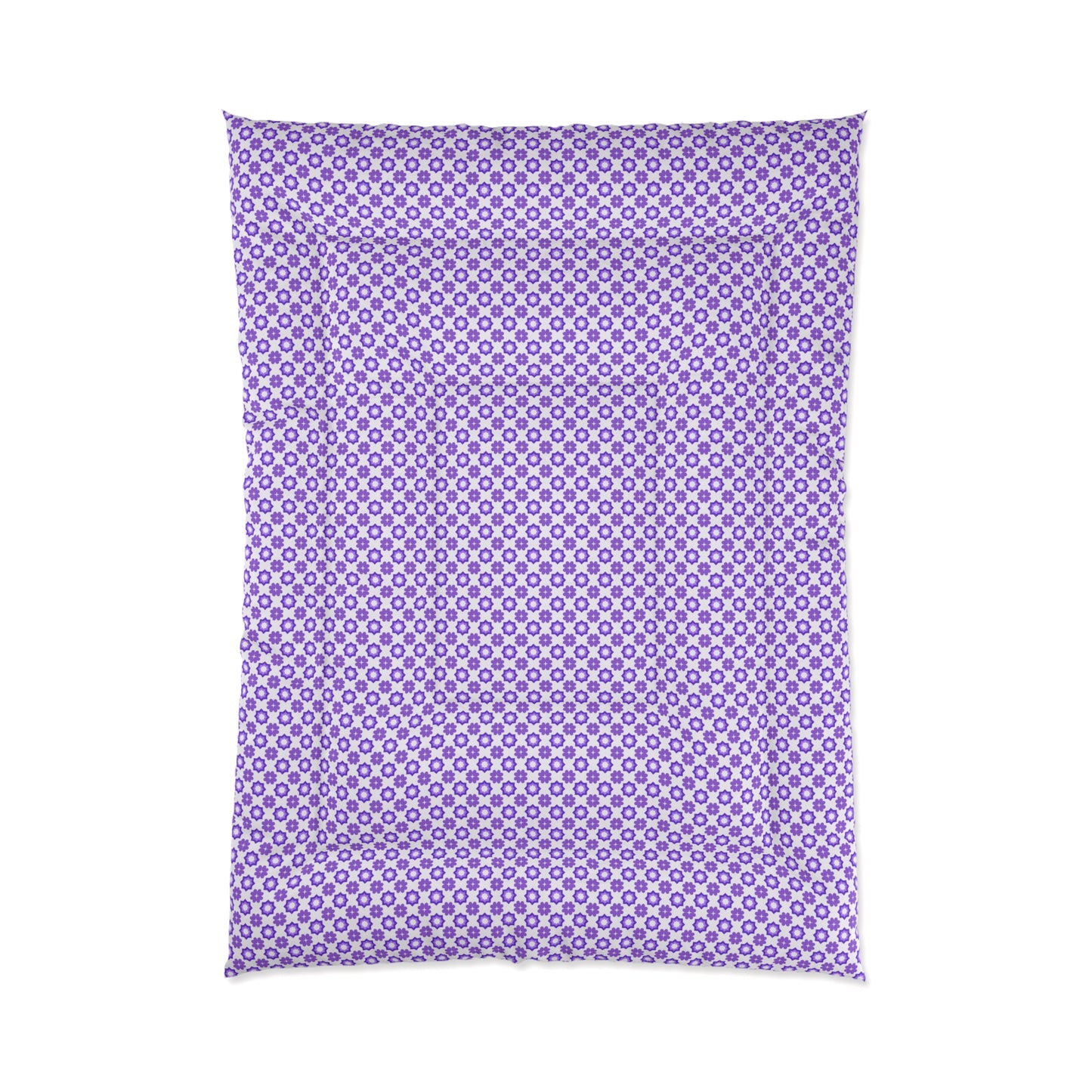 Purple Prism Garden Comforter