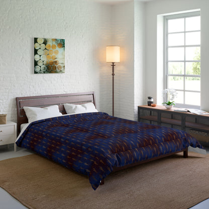 Midnight Sage Bloom Comforter
