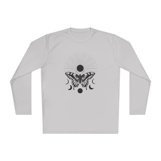 Butterfly w/Sun, Moon, & Stars Adult Long Sleeve Tee
