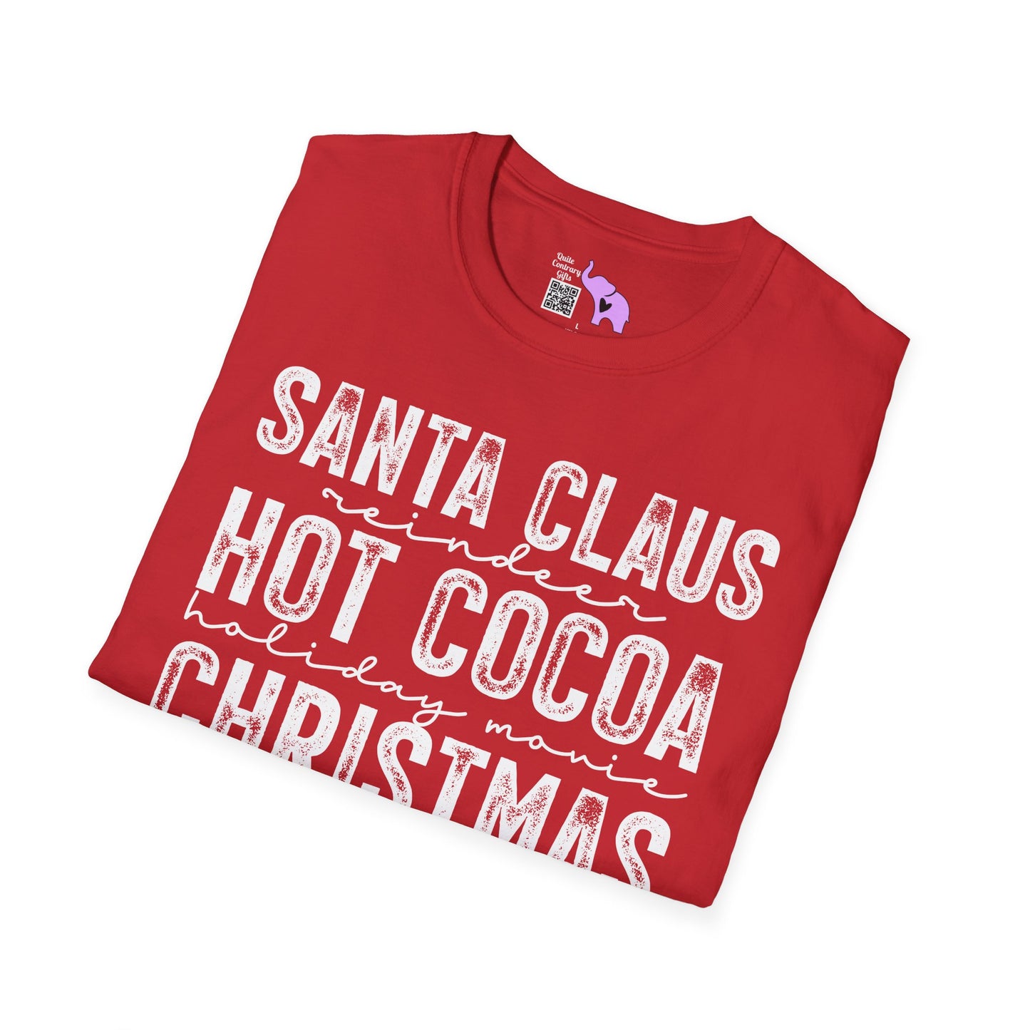 Santa Claus Hot Cocoa Chriatmas Adult T-shirt