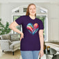 Heart of Many Colors Adult T-shirt