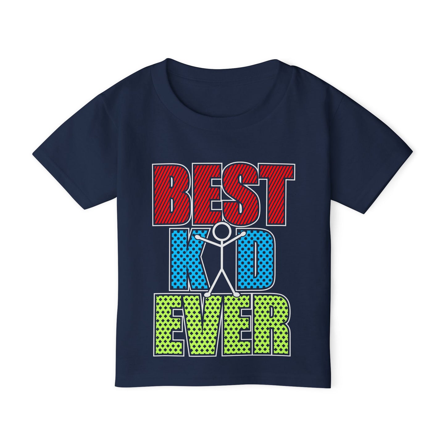 Best Kid Ever (Colorful) Heavy Cotton™ Toddler T-shirt