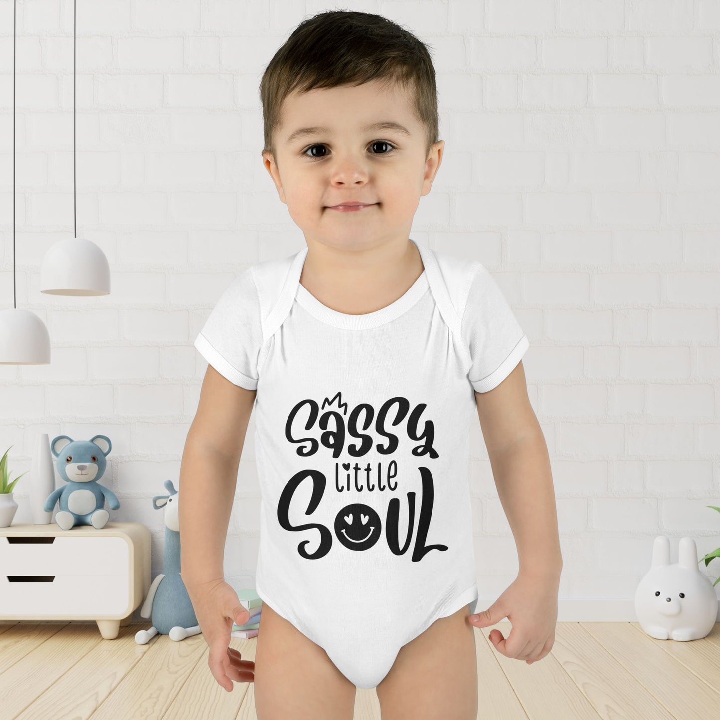 Sassy Little Soul Infant Baby Rib Bodysuit