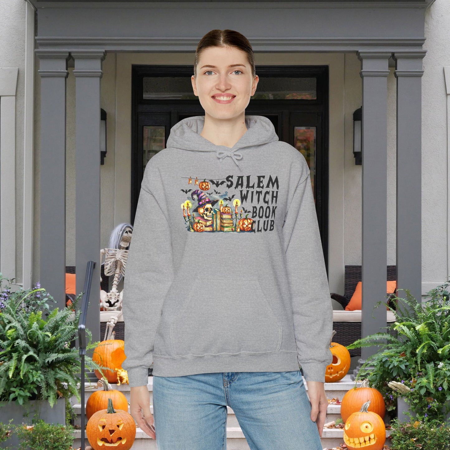 Salem Witch Book Club Heavy Blend™ Hooded Sweatshirt