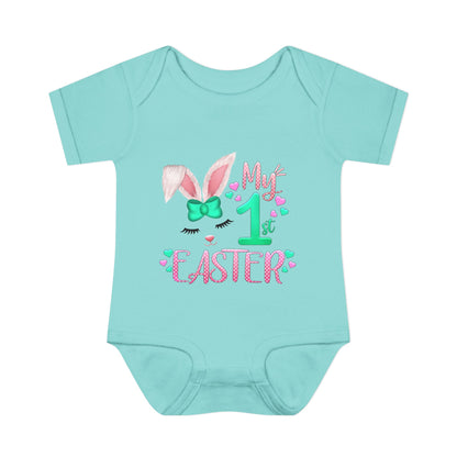 My First Easter Infant Baby Rib Bodysuit