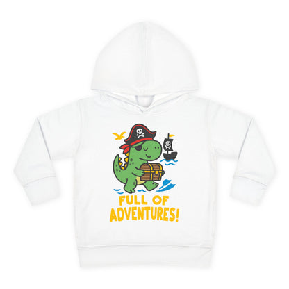 Full of Adventures (Dinosaur Pirate) Toddler Hoodie