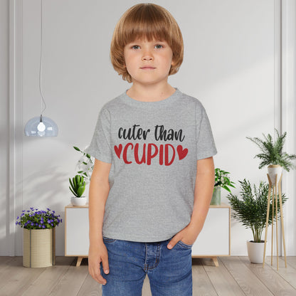 Cuter Than Cupid Heavy Cotton™ Toddler T-shirt