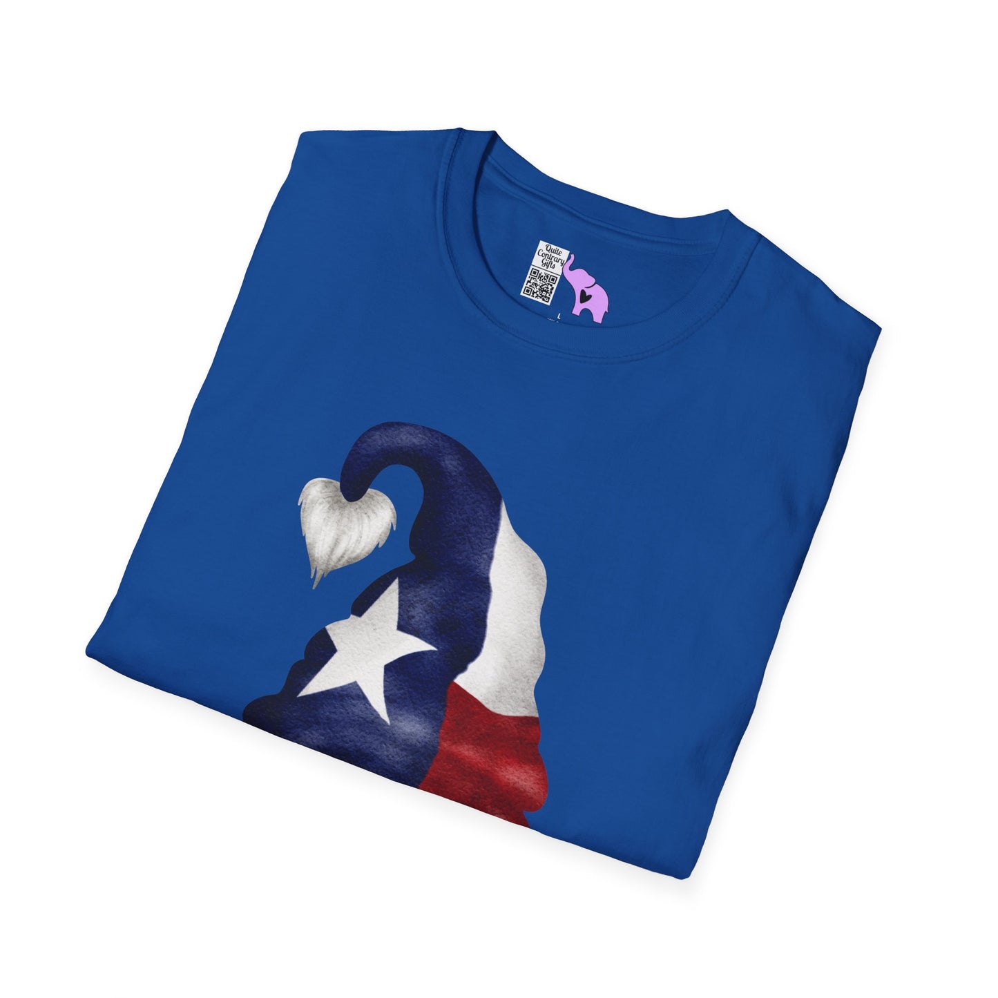Texas Bowtie Gnome Adult T-shirt