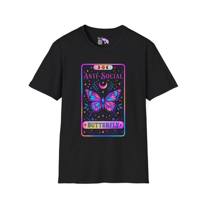 Antisocial Butterfly Adult T-shirt