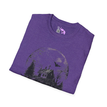 Creepy Full Moon Adult T-shirt