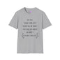 Couldn't Care Less Grammar Adult T-shirt