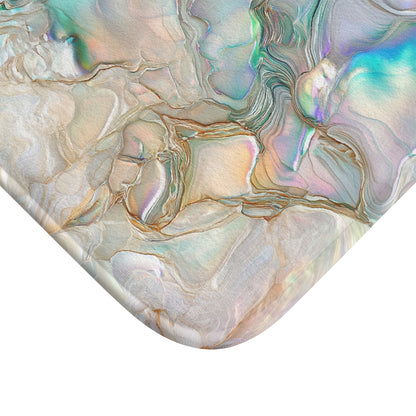Green Opalescent Dreams Bath Mat