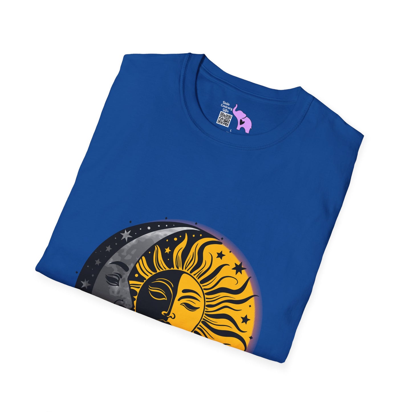 Sun Moon Stars Adult T-shirt