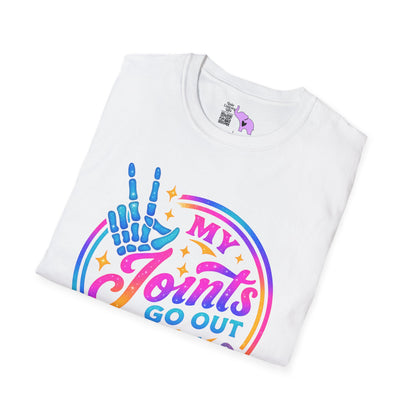 My Joints Go Out More Than Me Adult T-shirt