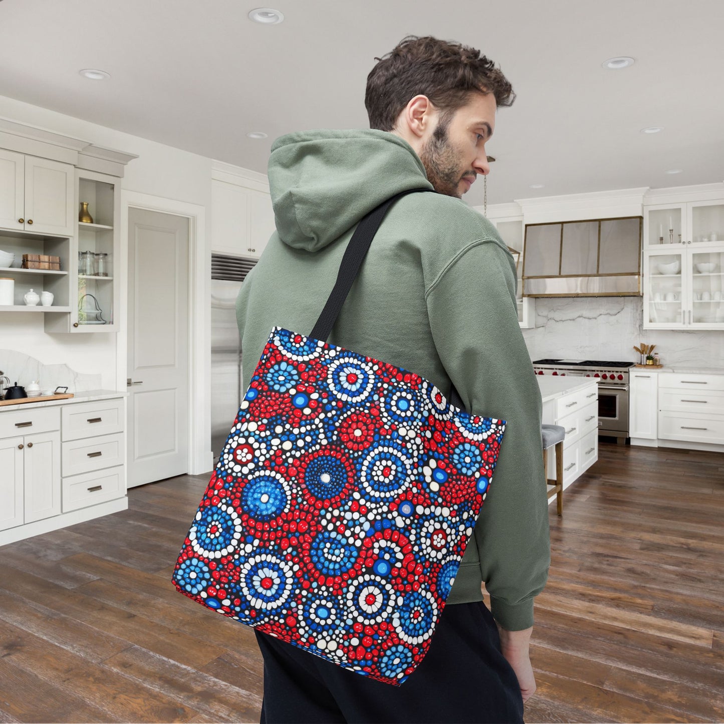Patriot Pulse Canvas Tote Bag