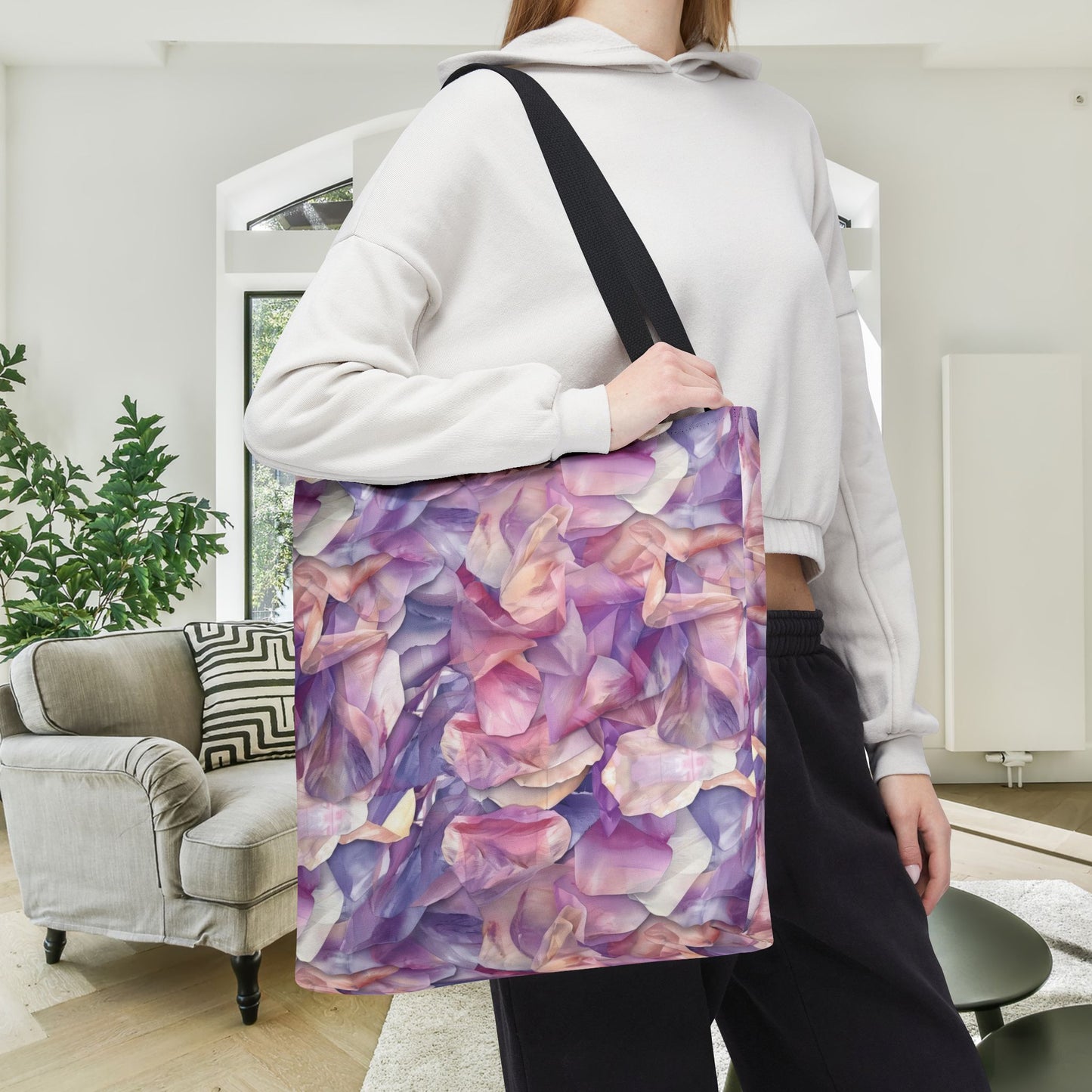 Ethereal Bloomscape Canvas Tote Bag