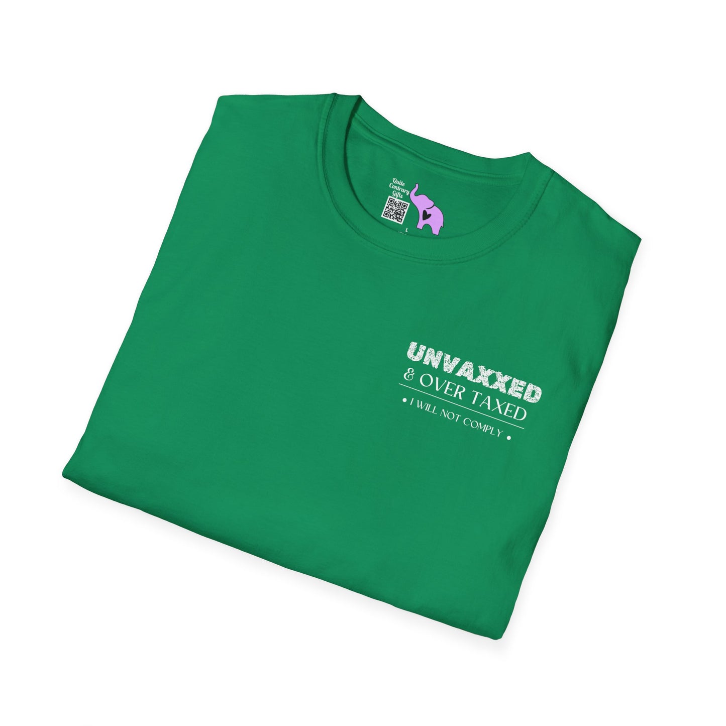 Unvaxxed & Over Taxed Adult T-shirt