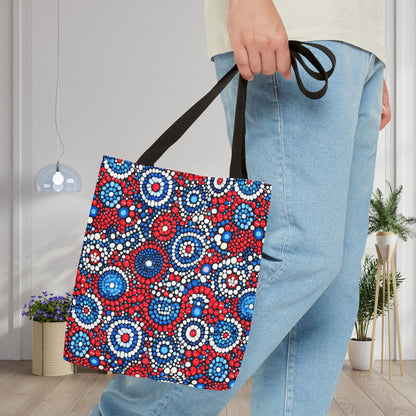 Patriot Pulse Canvas Tote Bag