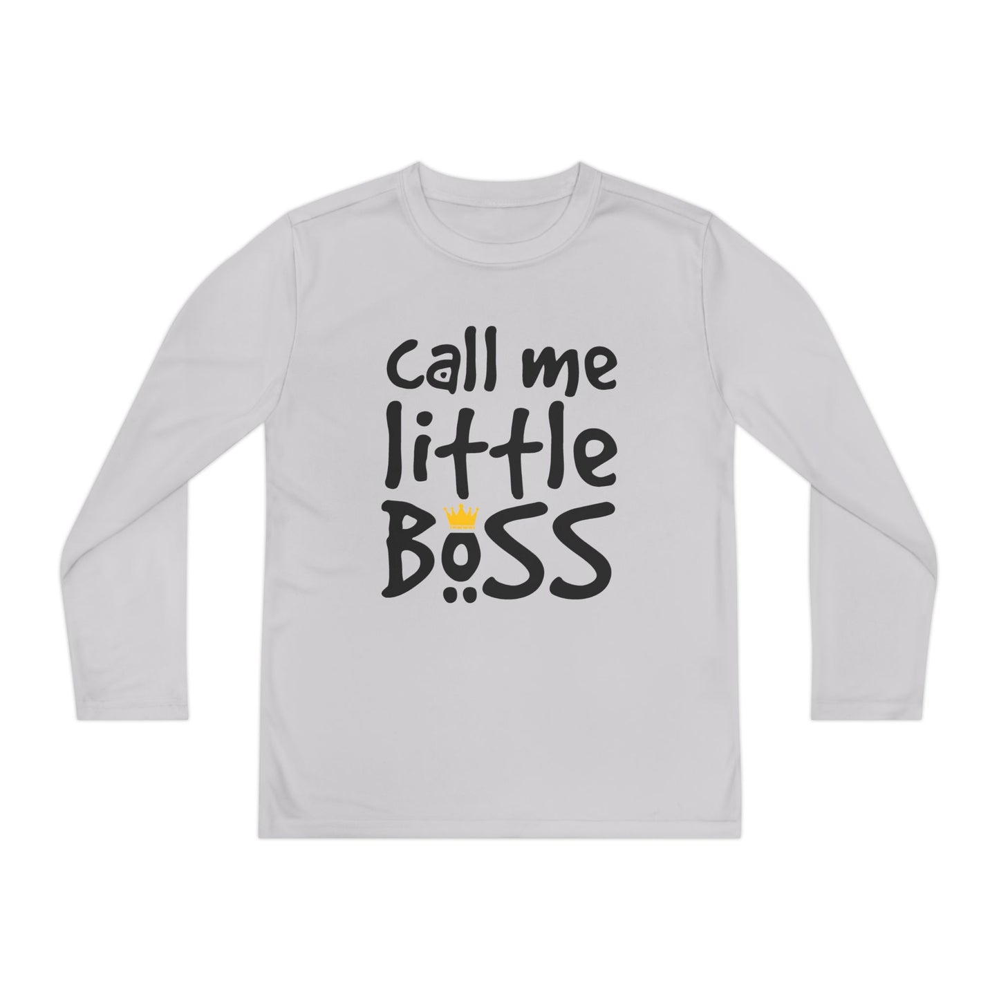 Call Me Little Boss Youth Long Sleeve Tee