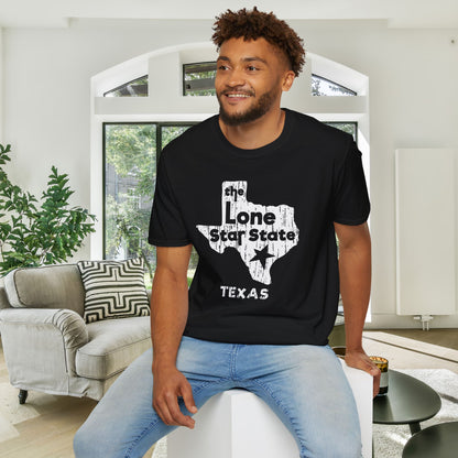 Texas The Lonestar State Adult T-shirt