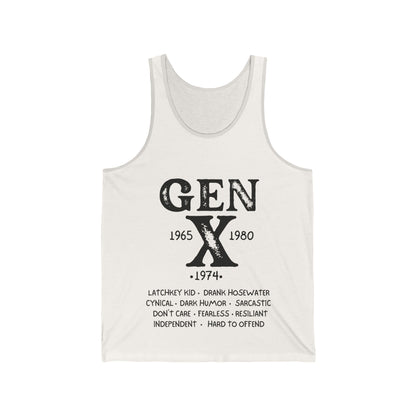GenX 1974 Unisex Tank