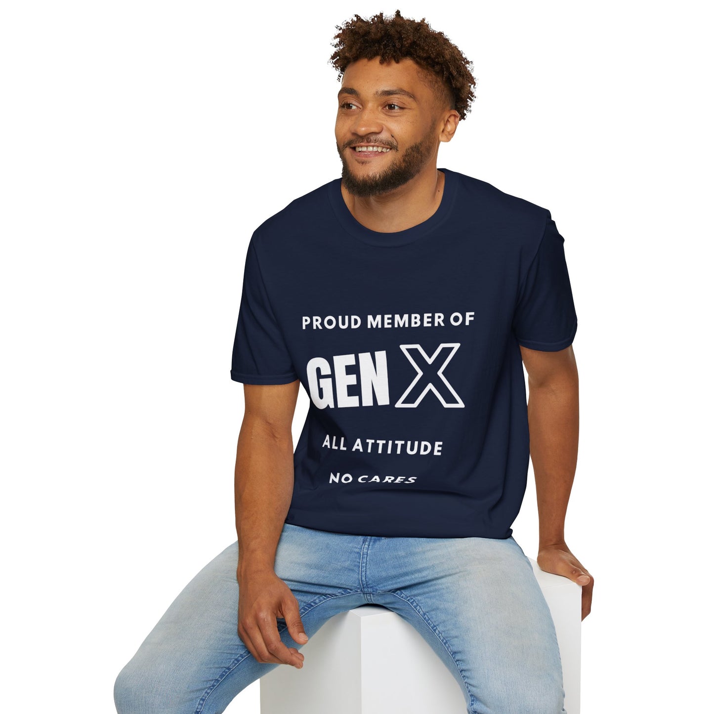 GenX All Attitude No Cares T-shirt