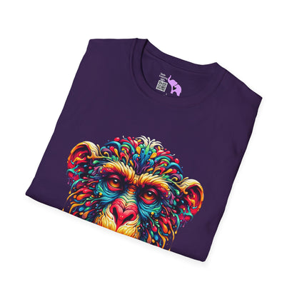 Colorful Chimp Adult T-shirt