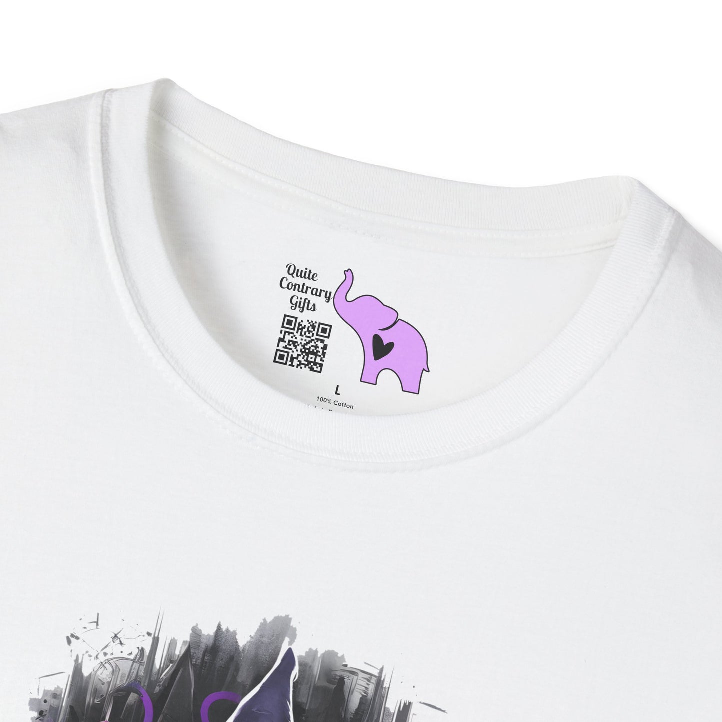 Halloween Stitch w/Purple Cauldron Adult T-shirt