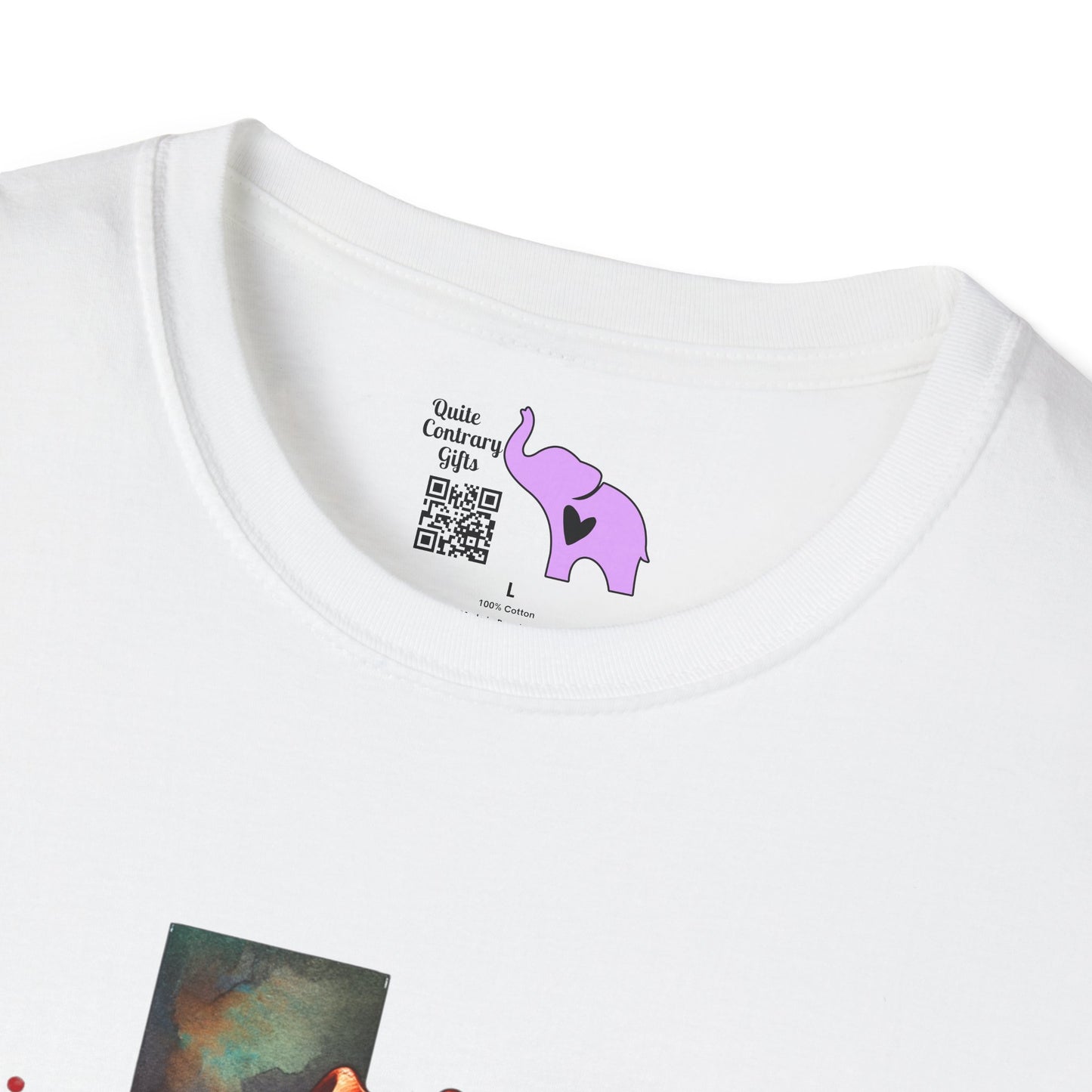 Texas Cow Skull w/Red Cowboy Hat Adult T-shirt