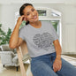 A Cat's Heart Adult T-shirt