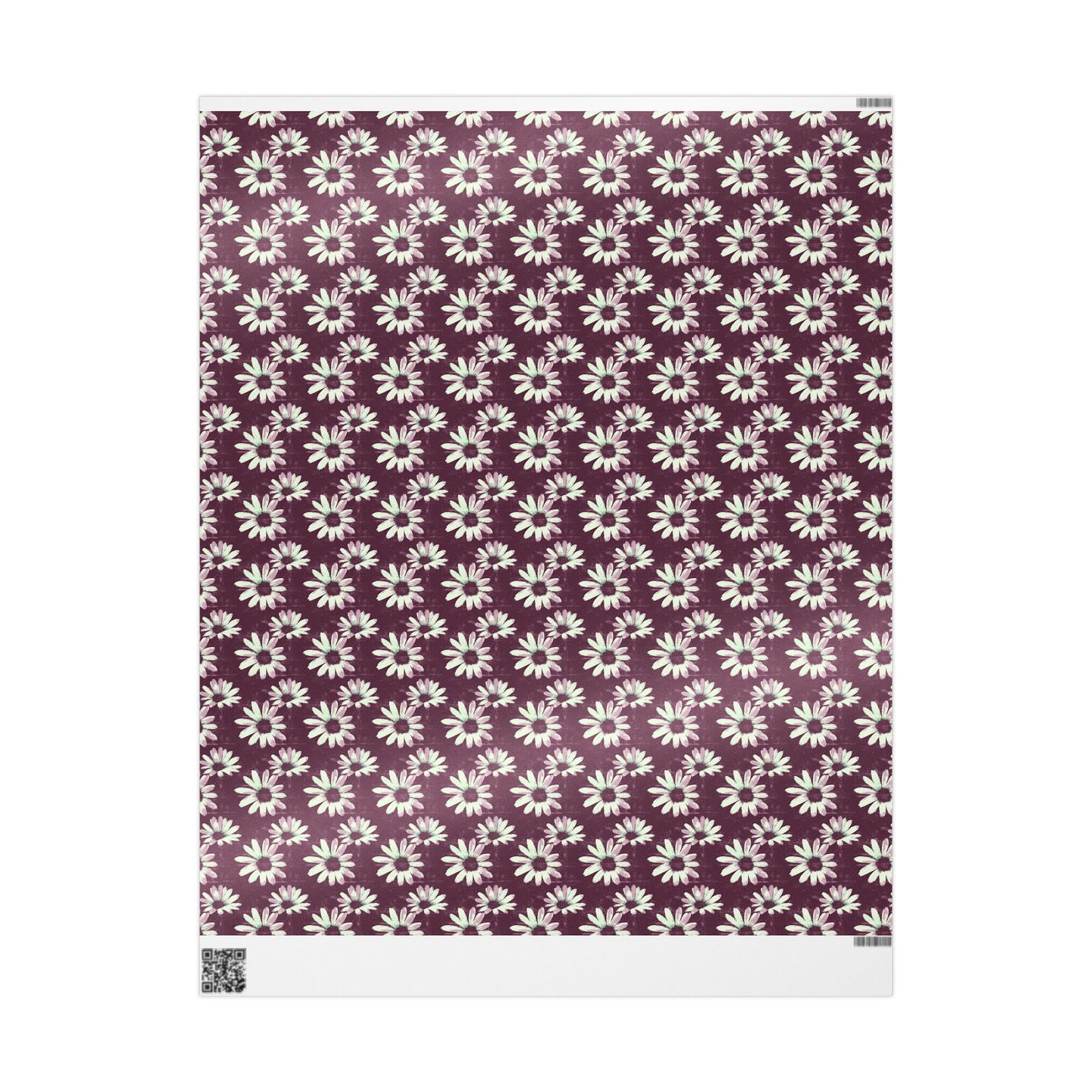 Purple Tide Petals Wrapping Paper