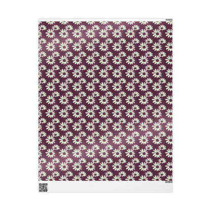 Purple Tide Petals Wrapping Paper