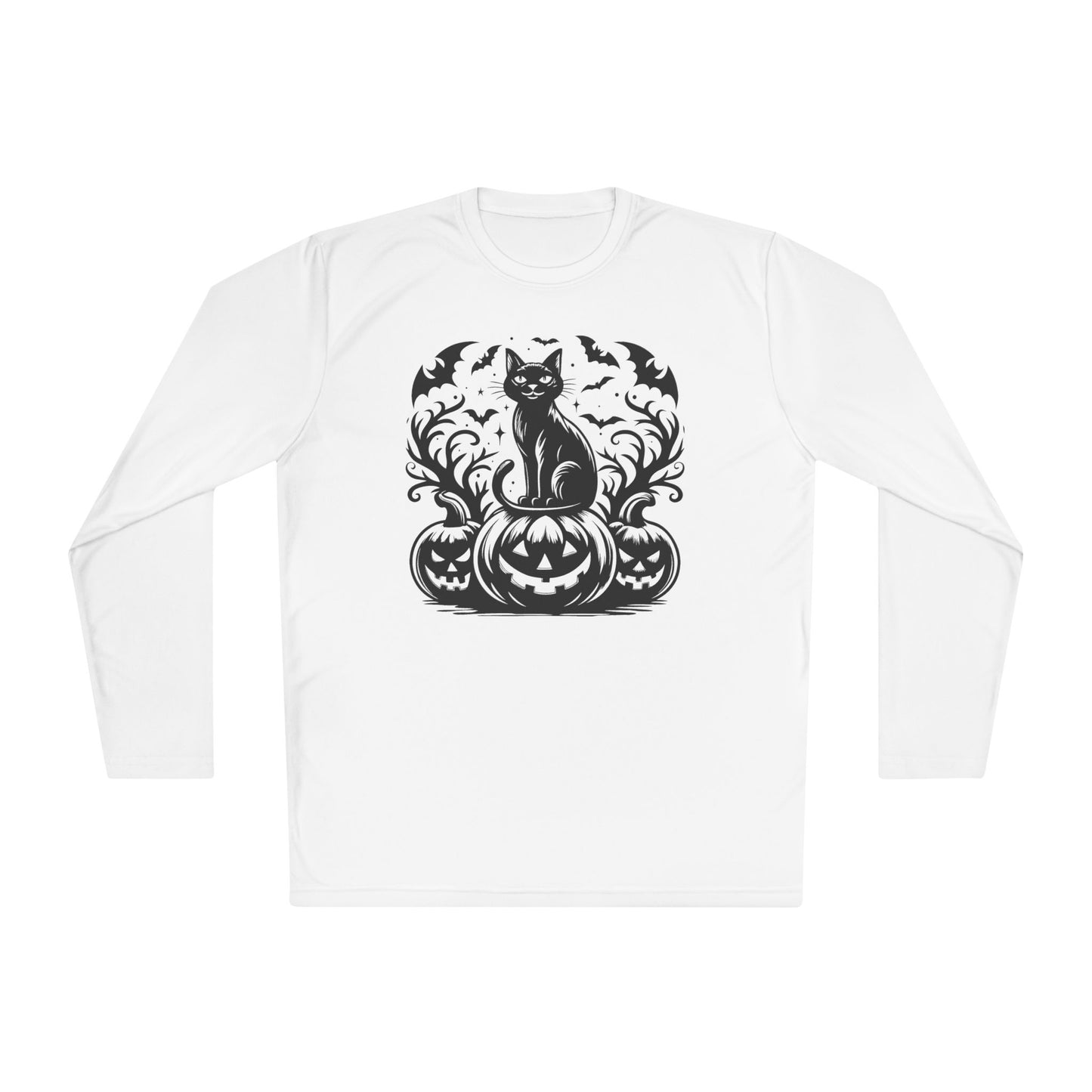 Whiskers at Witching Hour Adult Long Sleeve Tee